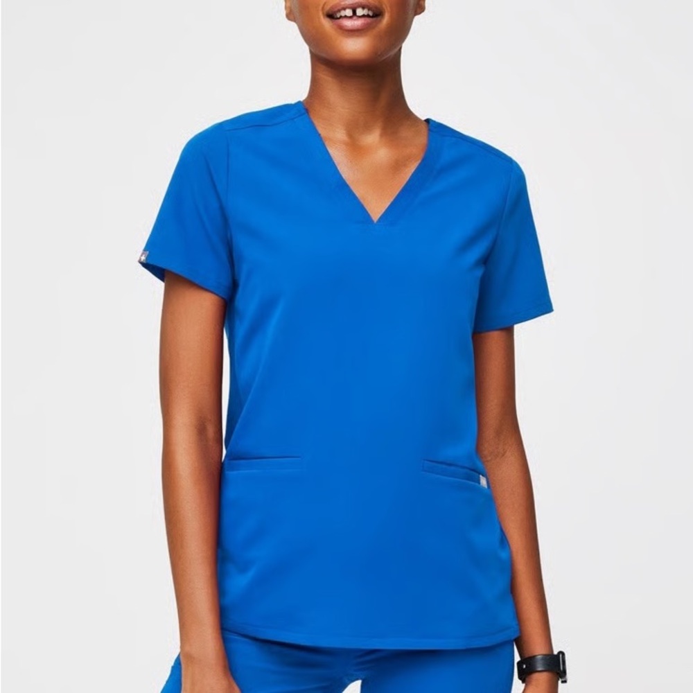 FIGS royal blue scrub set